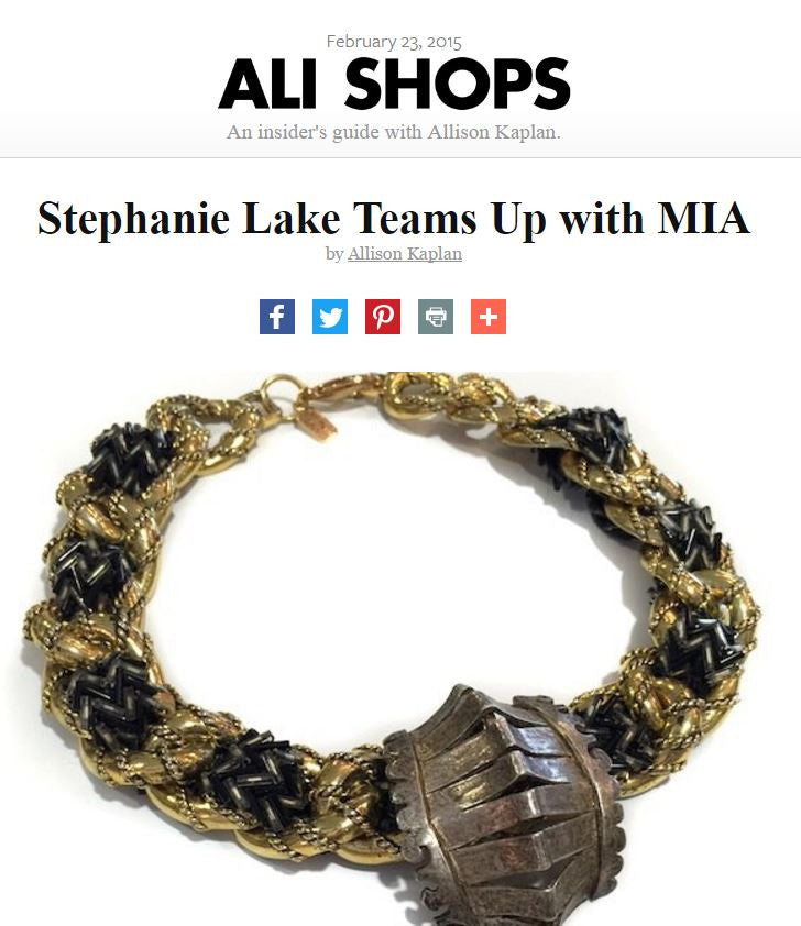 Stephanie Lake Teams up with MIA