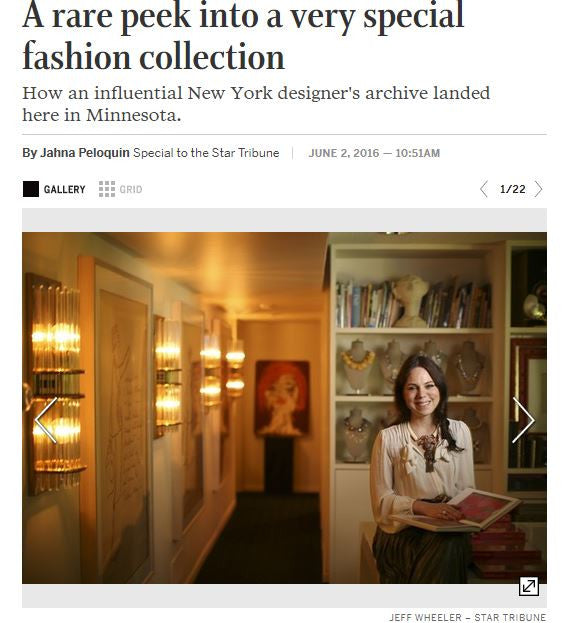 A Rare Peak into a Very Special Fashion Collection (Star Tribune)
