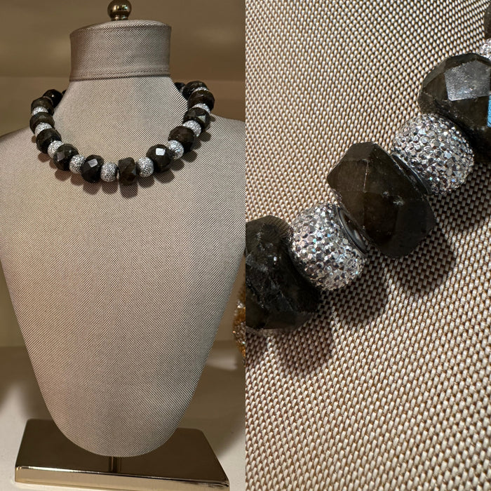 Maximalist Self-Care: Labradorite Collar