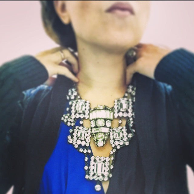 Antique Rhinestone Cascade