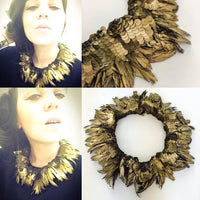 Paillettes and Gilded Feathers