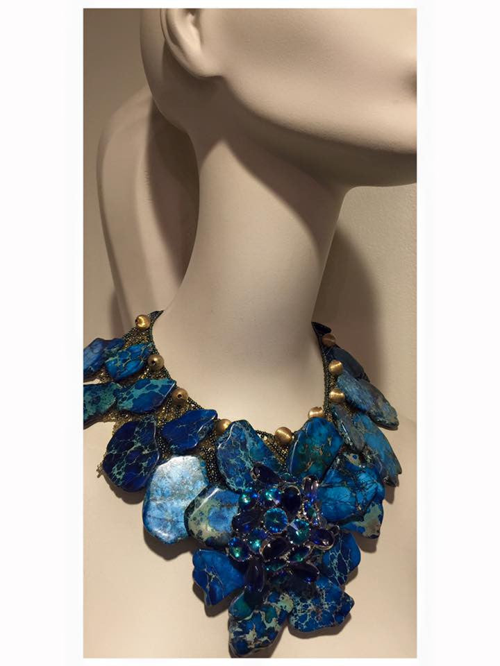 Blue Jasper Bib