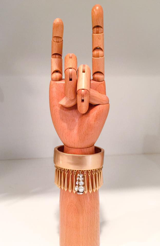 Teardrop Fringe Cuff