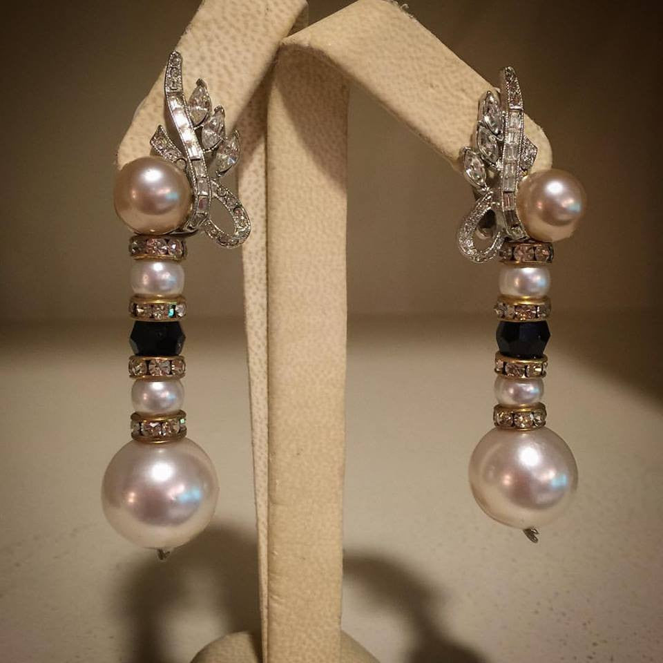 Stacked Pearl Ear Cuffs