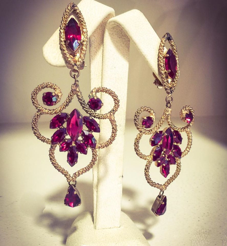 Ruby Chandeliers