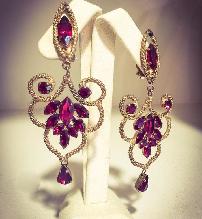 Ruby Chandeliers