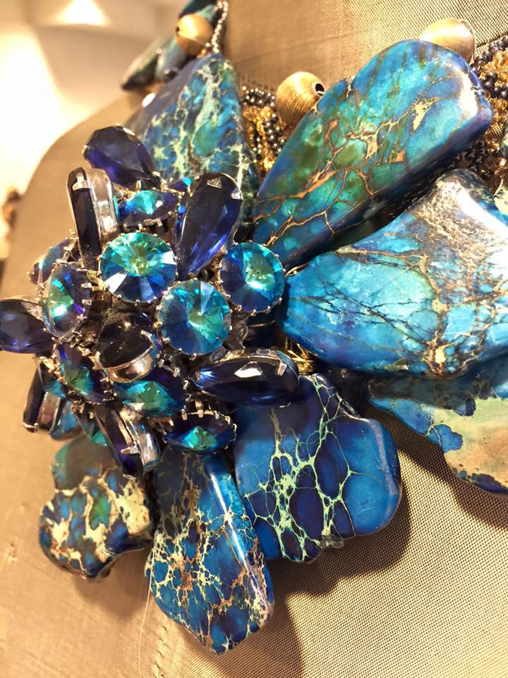 Blue Jasper Bib