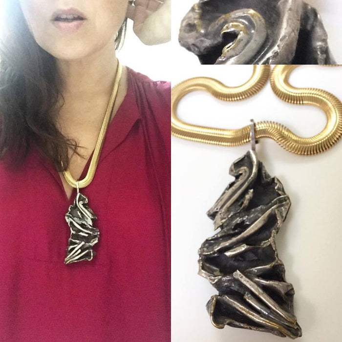 Brutalist Sterling Silver