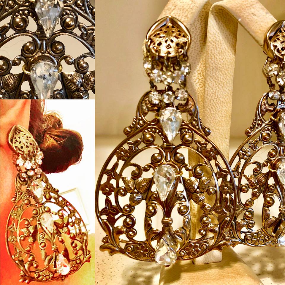 Filigree and Rhinestone Fringe