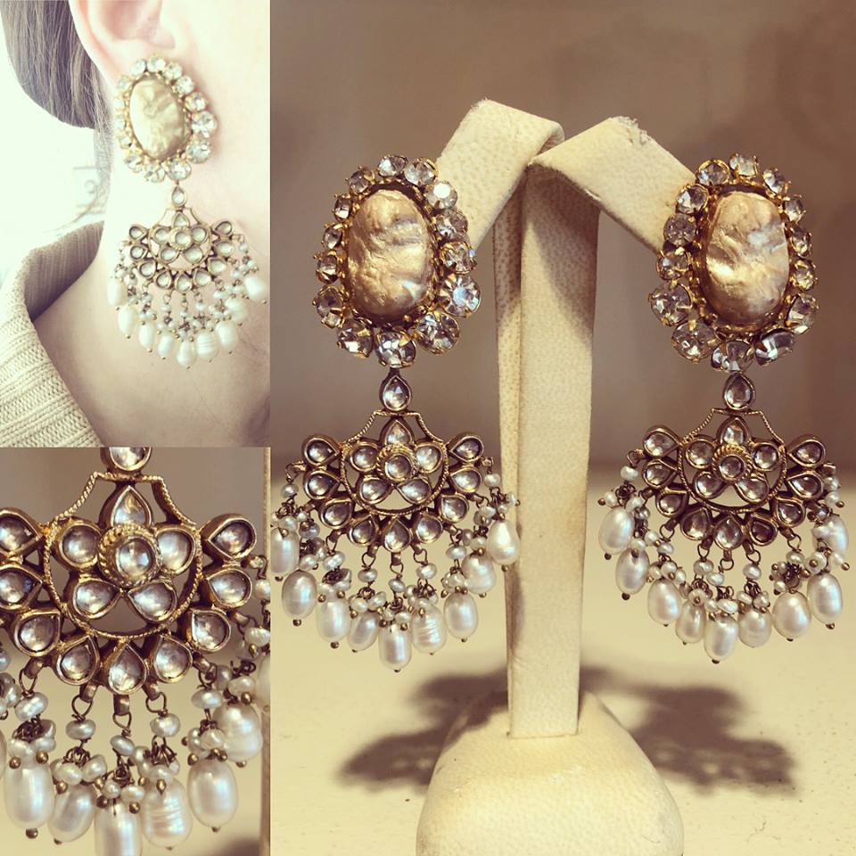 Moonstone and Pearl Fringe