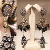 Moonstone and Jet Fringe
