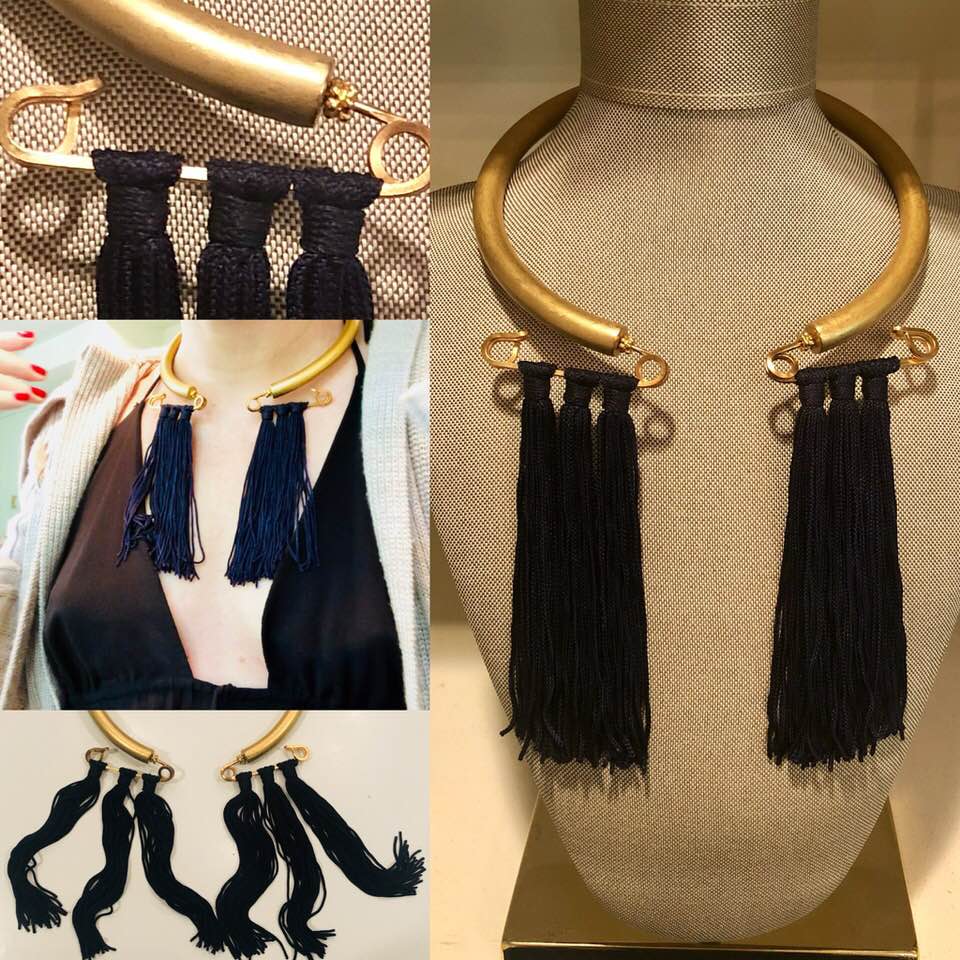 Cubed Tassel Pins