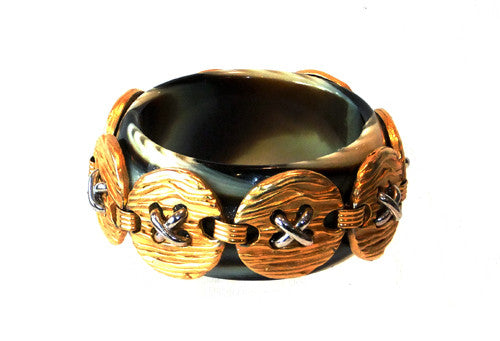 Faux Horn Bangle
