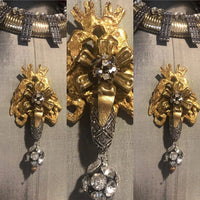 Regal Love Optical Illusion Brooch / Pendant