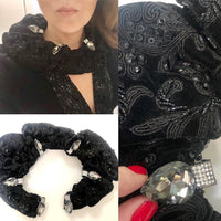 Victorian Velvet Collar