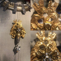 Regal Love Optical Illusion Brooch / Pendant