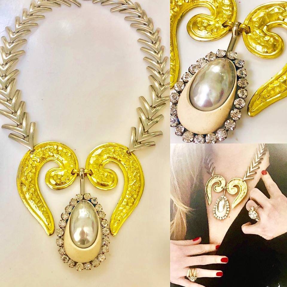 Crescent Mabe Pearl