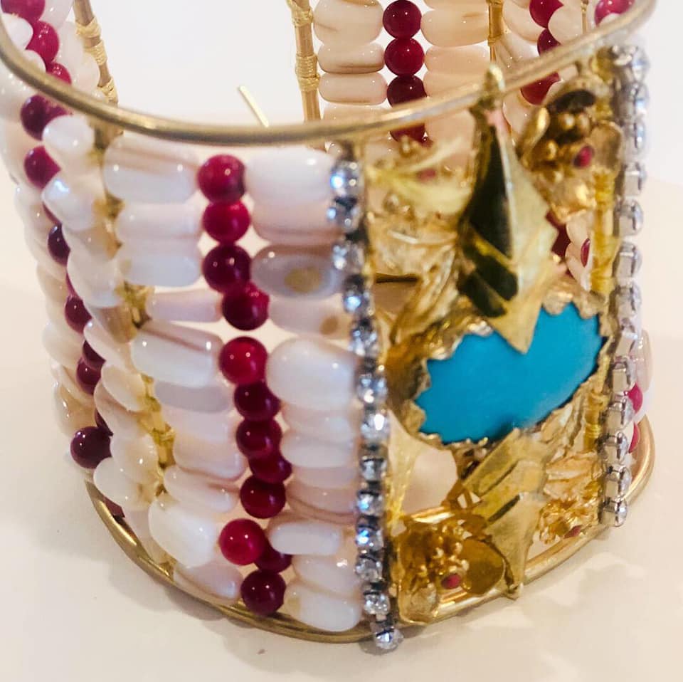 Flame-Wrapped Turquoise