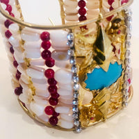 Flame-Wrapped Turquoise