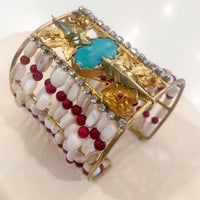 Flame-Wrapped Turquoise
