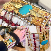 Flame-Wrapped Turquoise