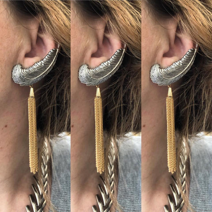 Feather Ear Cuffs