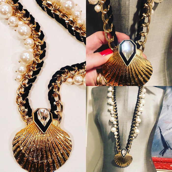 Pearl Fringe Shell