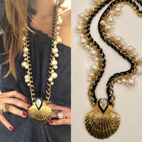 Pearl Fringe Shell