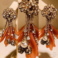 Coral Scatter Fringe