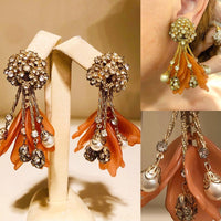 Coral Scatter Fringe