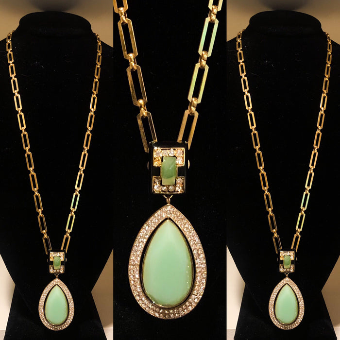 Celadon Spinning Drop