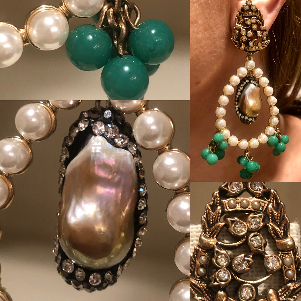 Jeweled Baroque Pearl