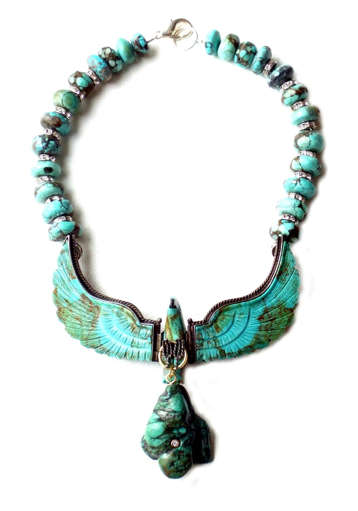 Turquoise and Diamond Eagle