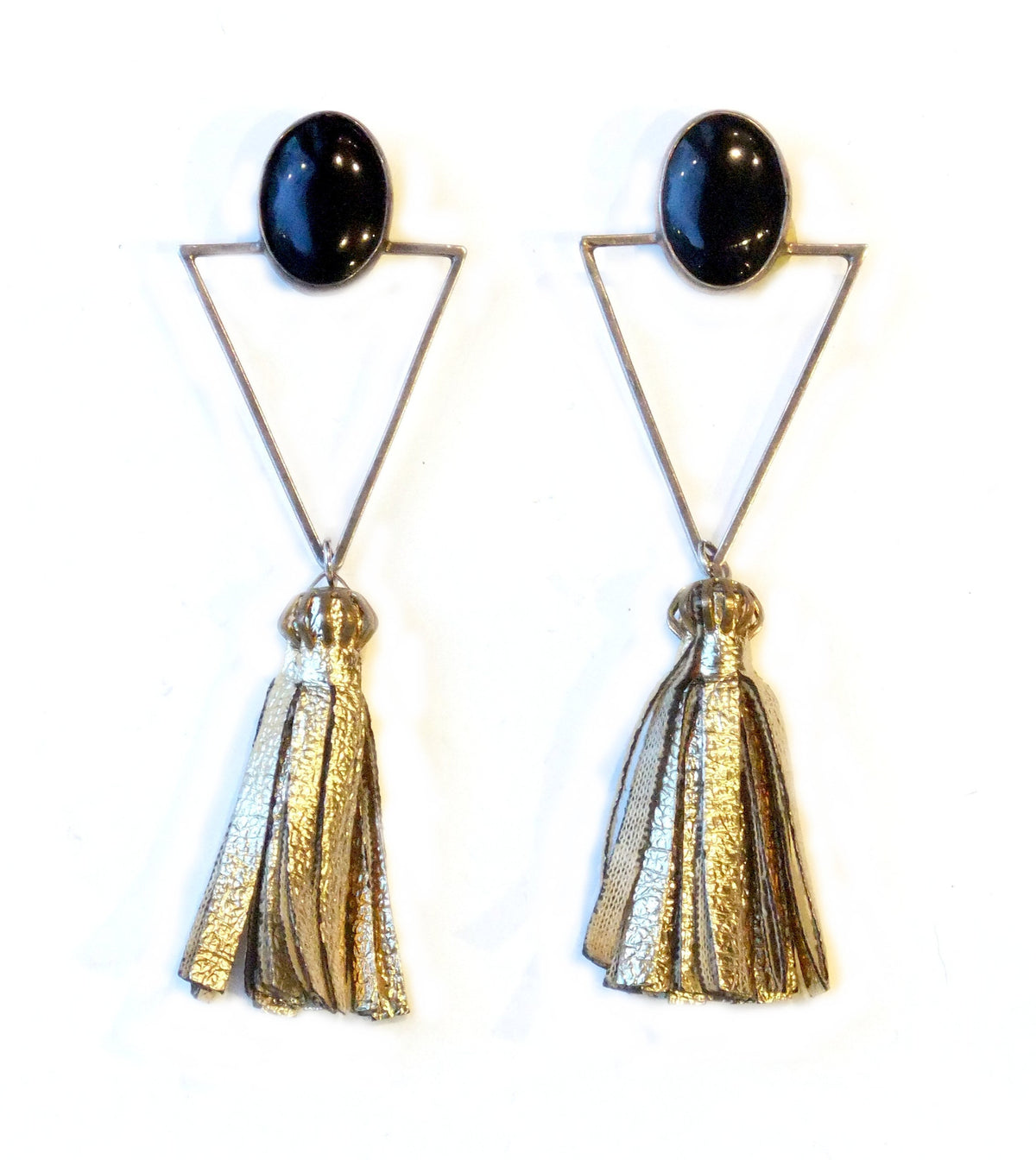 Art Deco Onyx and Sterling