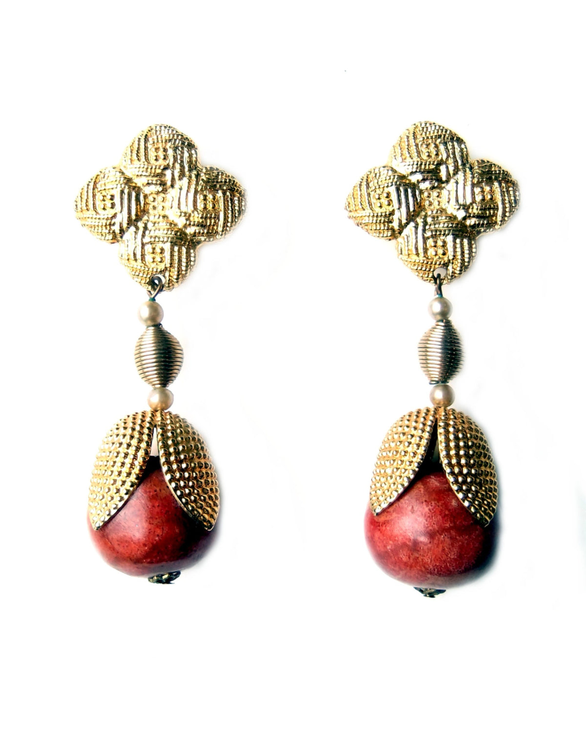Textured Foliate Drops