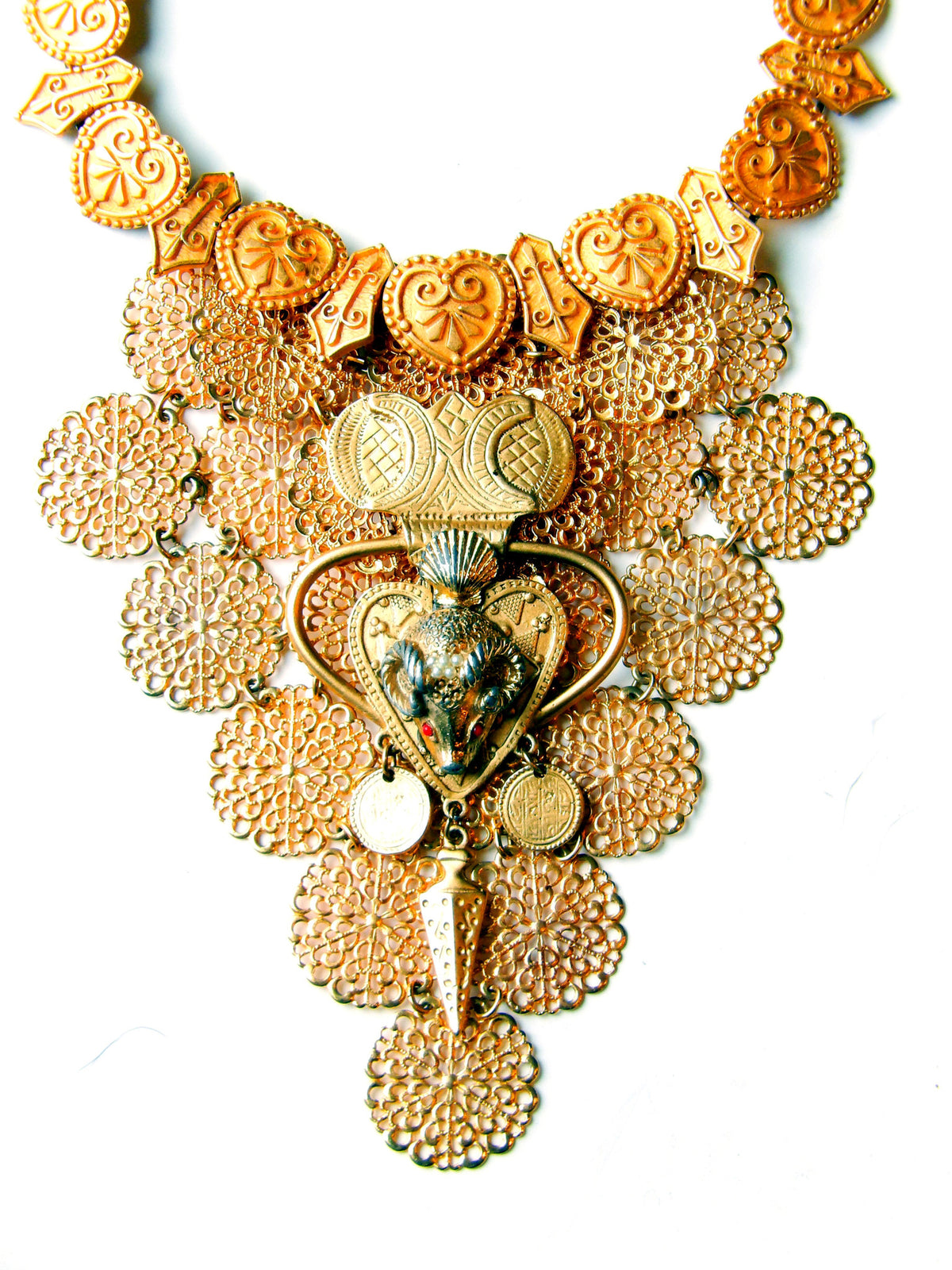 Shield Links with Ram Pendant