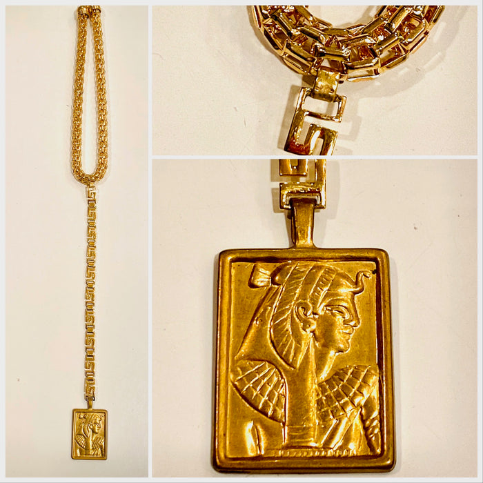 Greek Key Egyptian Drop
