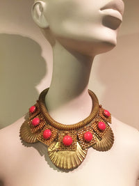 Gilded Seashell Collar