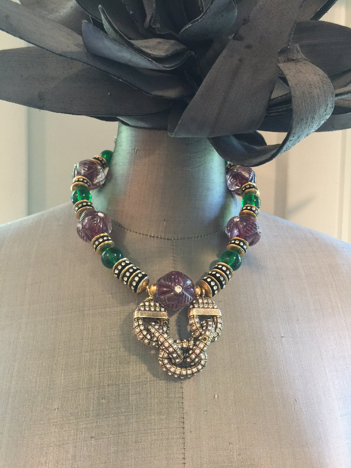 Studded Lucite