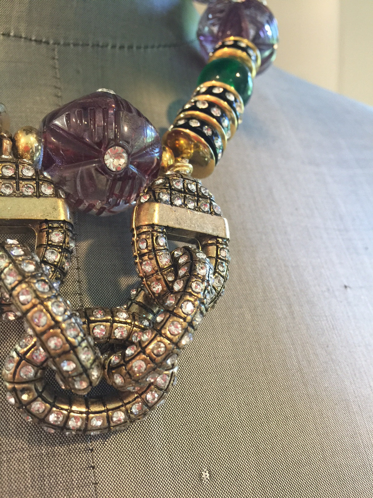 Studded Lucite