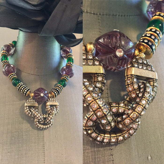 Studded Lucite