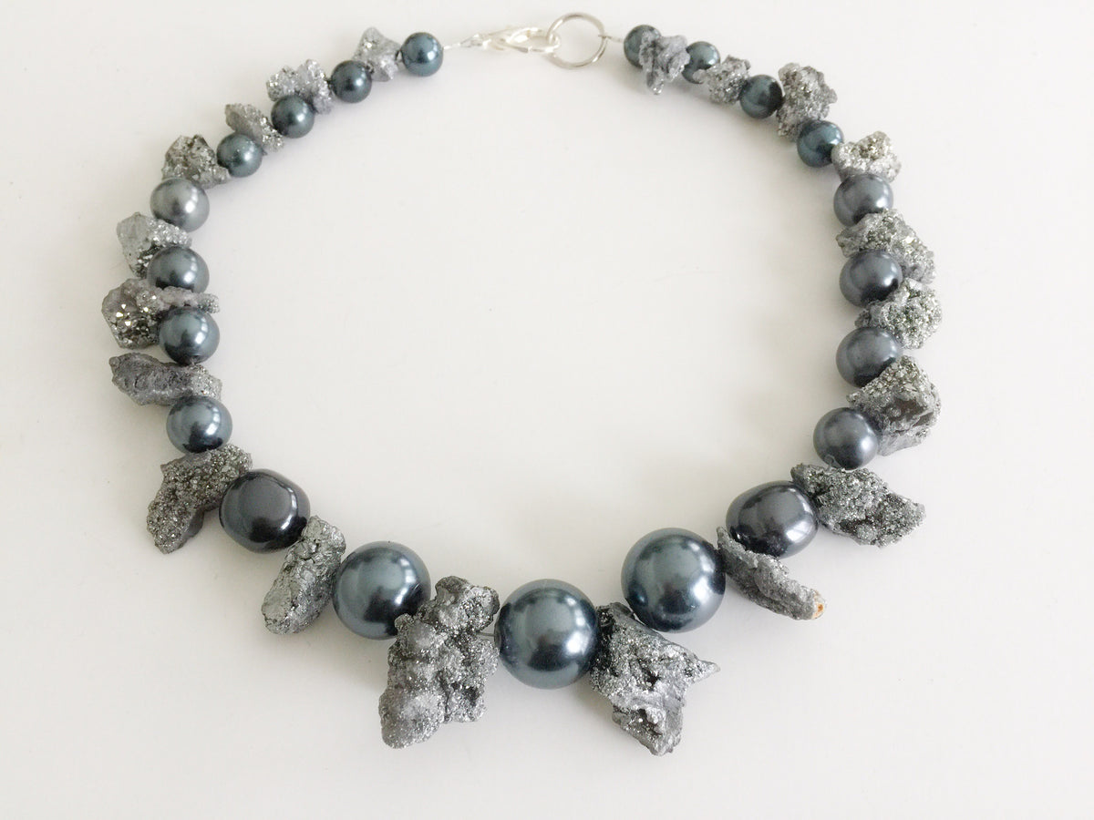 Silvered Druzy