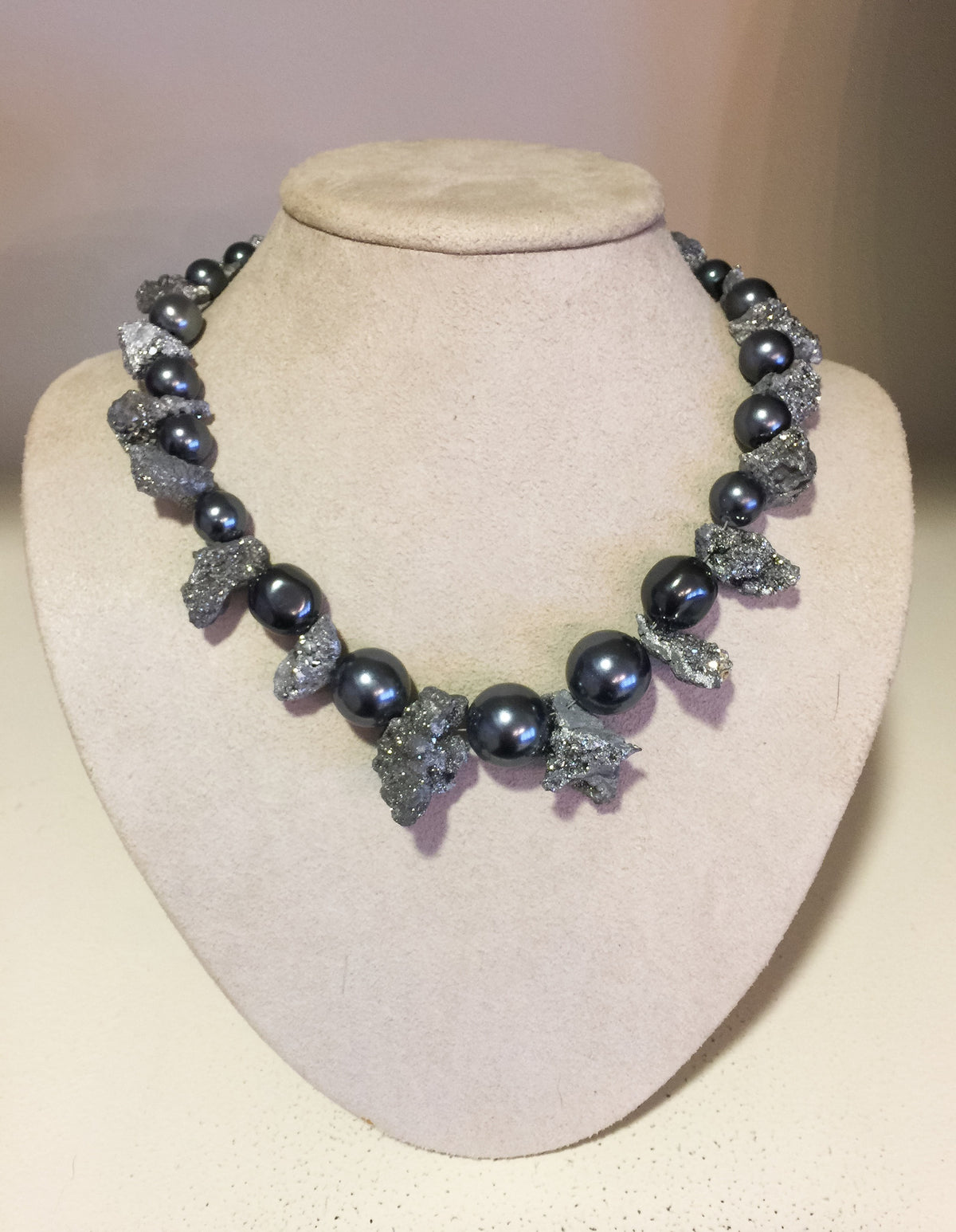 Silvered Druzy