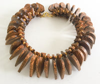 Zebrawood Spade Collar