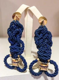 Cobalt Silk Knot