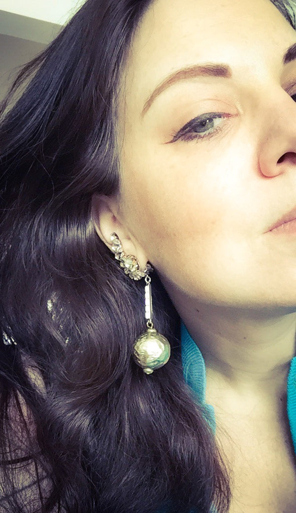 Rhinestone Ear Cuffs