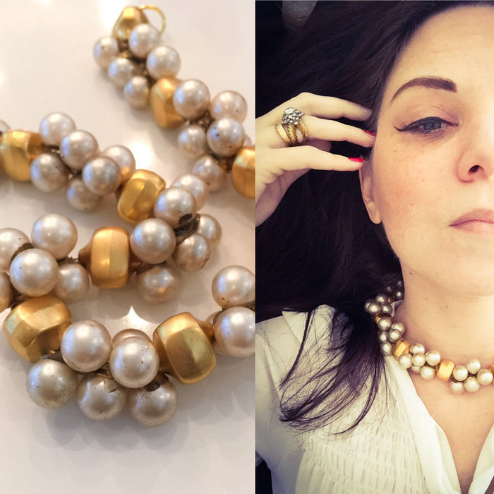 Antique Pearls and Cubes