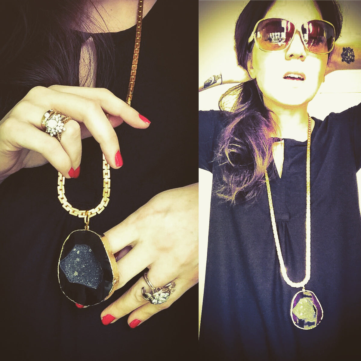 Black Druzy