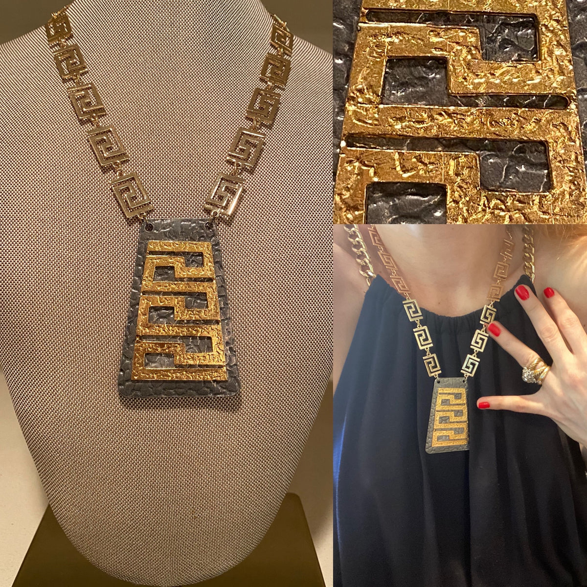 Brutalist Greek Key