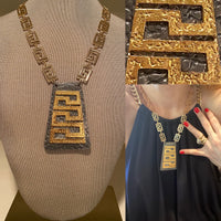 Brutalist Greek Key